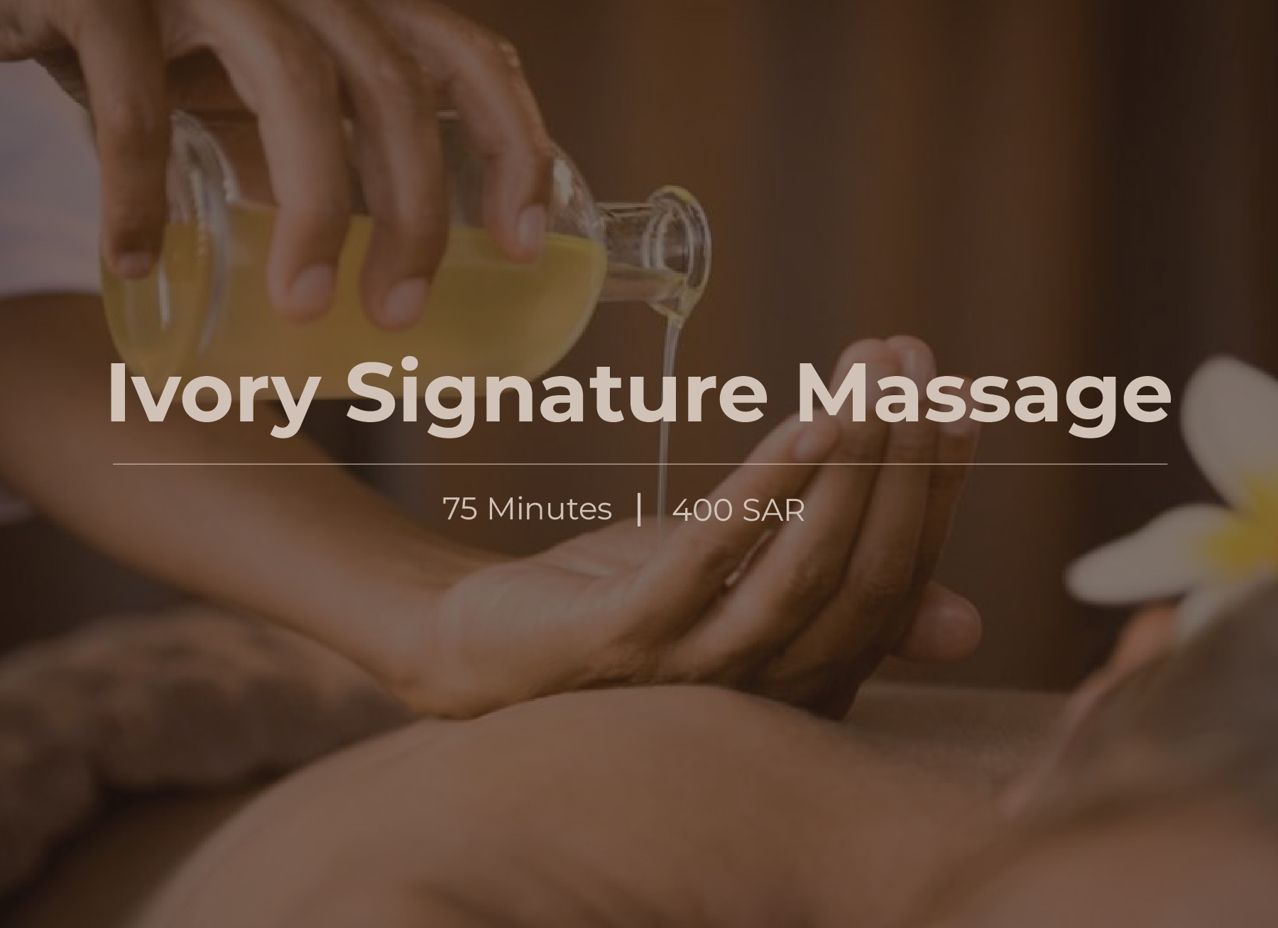 Ivory Signature Massage
